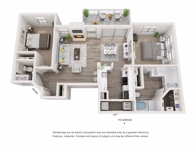 Unit E1304 E1304 floor plan